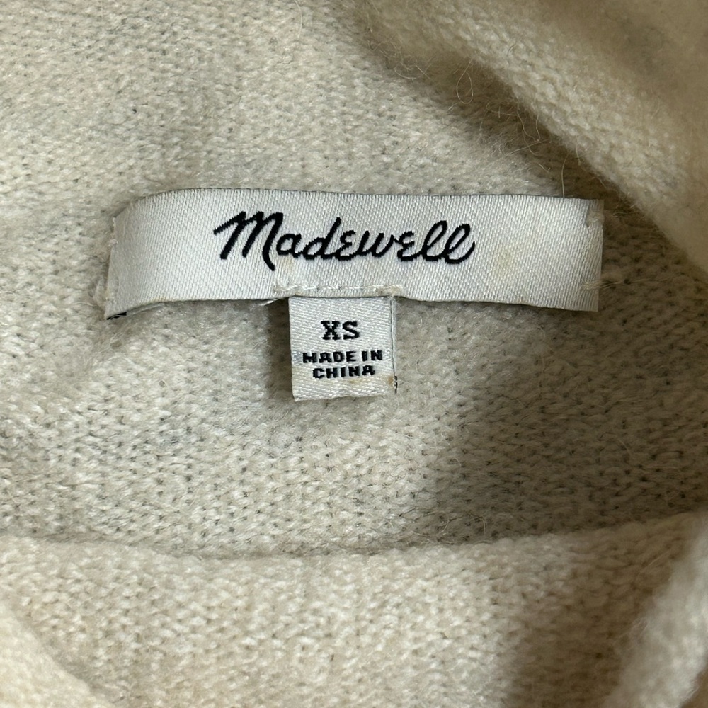 Madewell Women's Inland Turtleneck Sweater in Coziest Yarn Sz XS - Picture 5 of 7